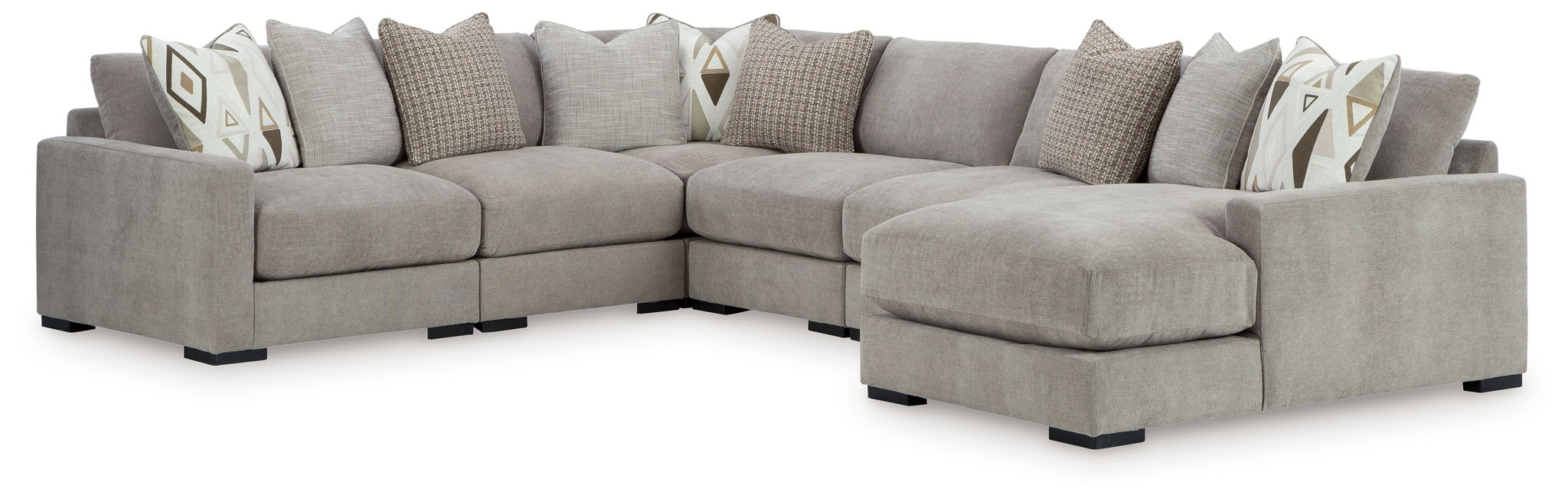 Aslan Court - Sectional With Ottoman Set - Urban Living Furniture (Los Angeles, CA)