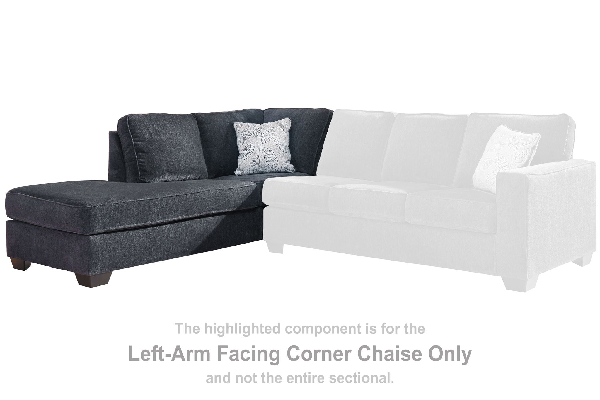 Altari - Slate - Laf Corner Chaise - Urban Living Furniture (Los Angeles, CA)