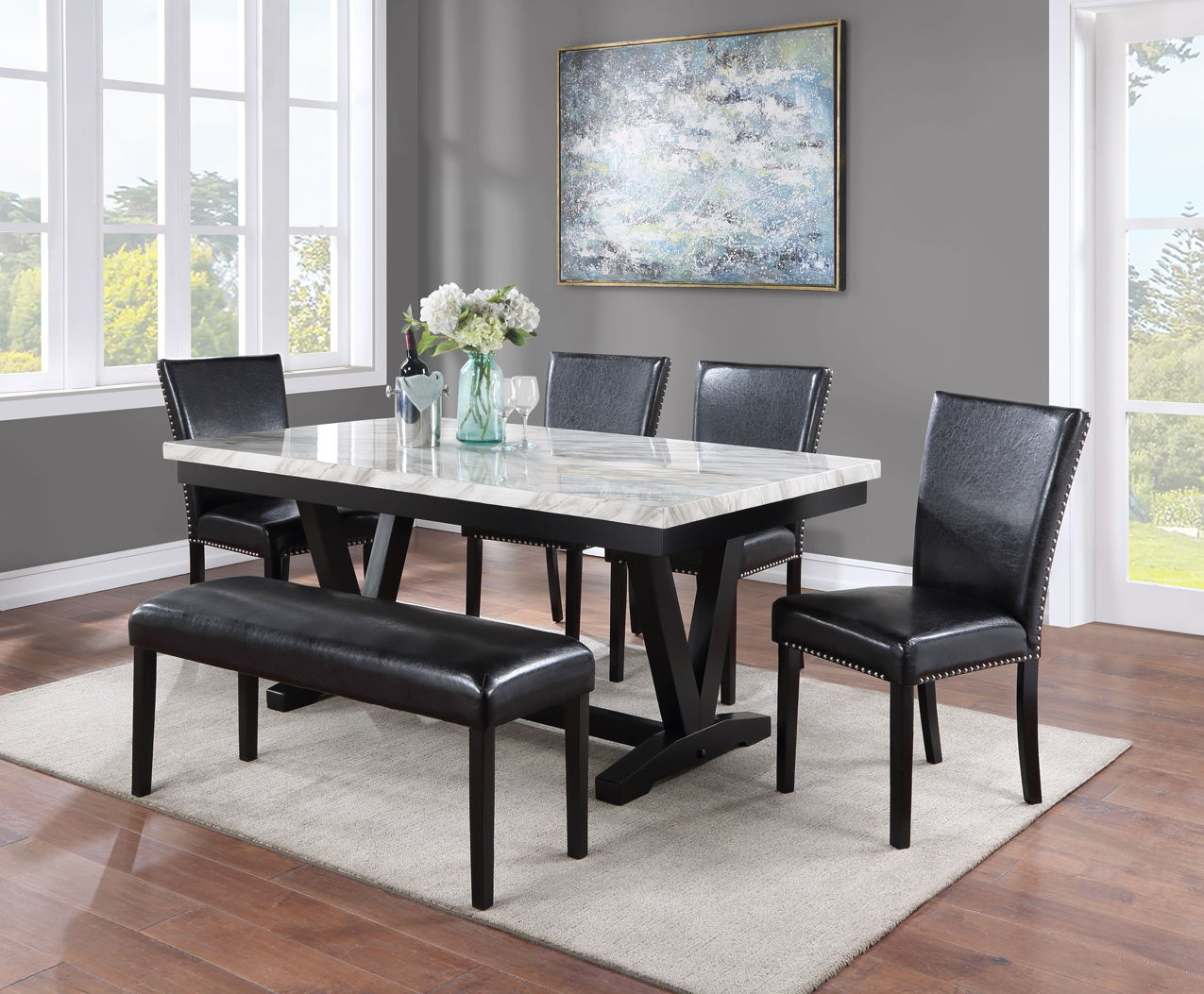 Tanner - Side Chair (Set of 2) - Black - Urban Living Furniture (Los Angeles, CA)