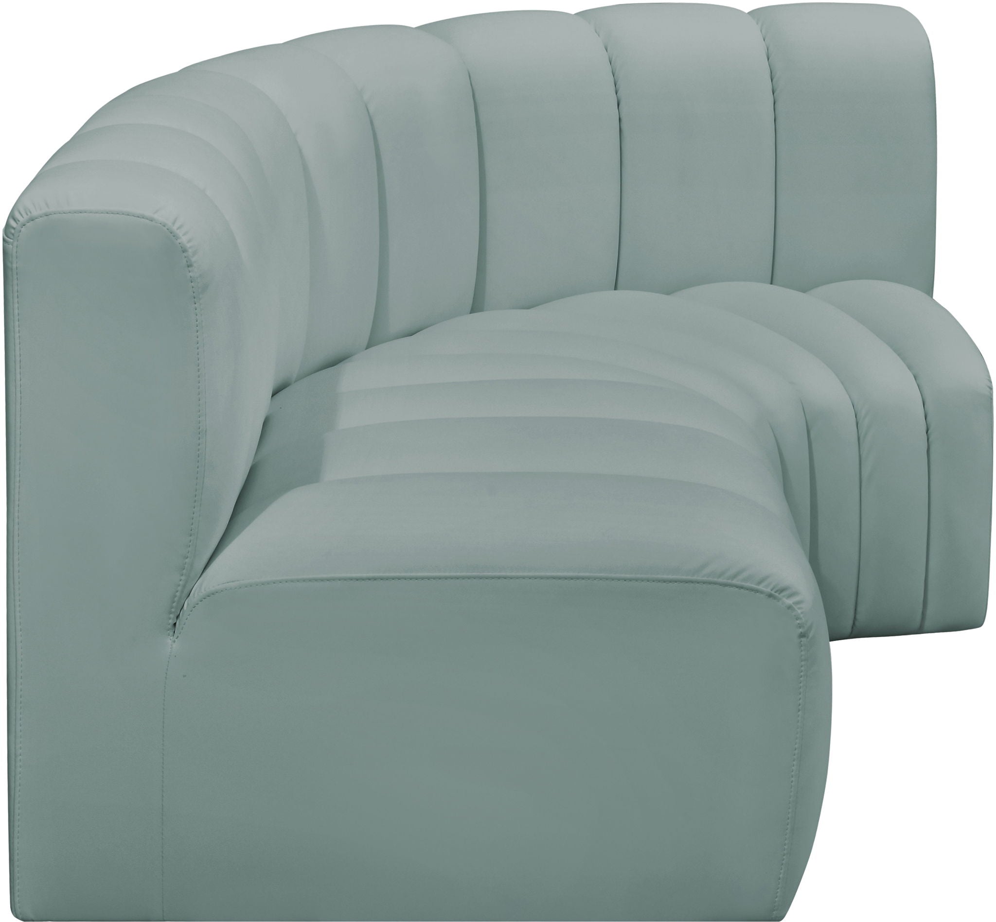 Arc - Faux Leather 3 Piece Sofa - Urban Living Furniture (Los Angeles, CA)