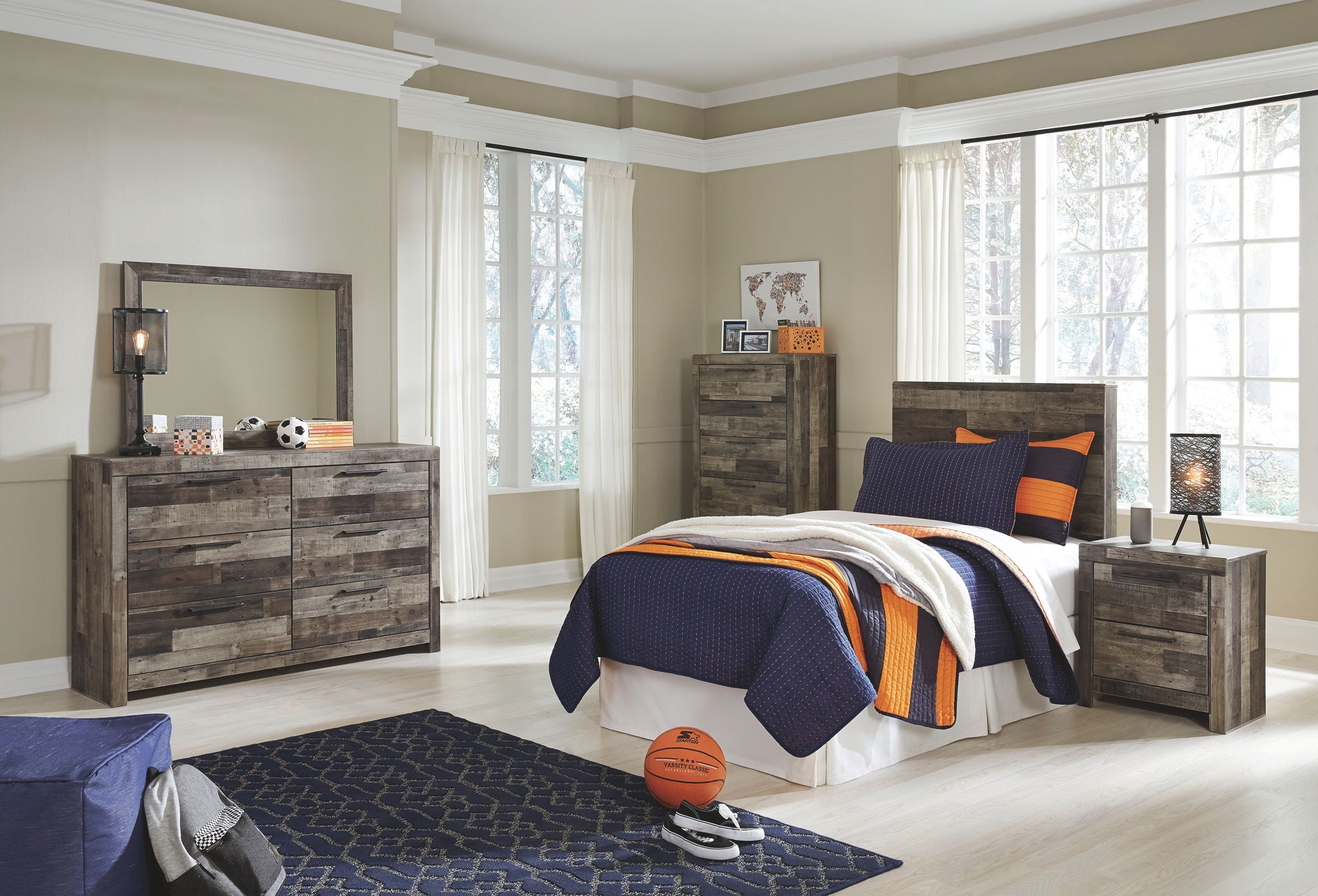 Derekson - Headboard With Bed Frame - Urban Living Furniture (Los Angeles, CA)