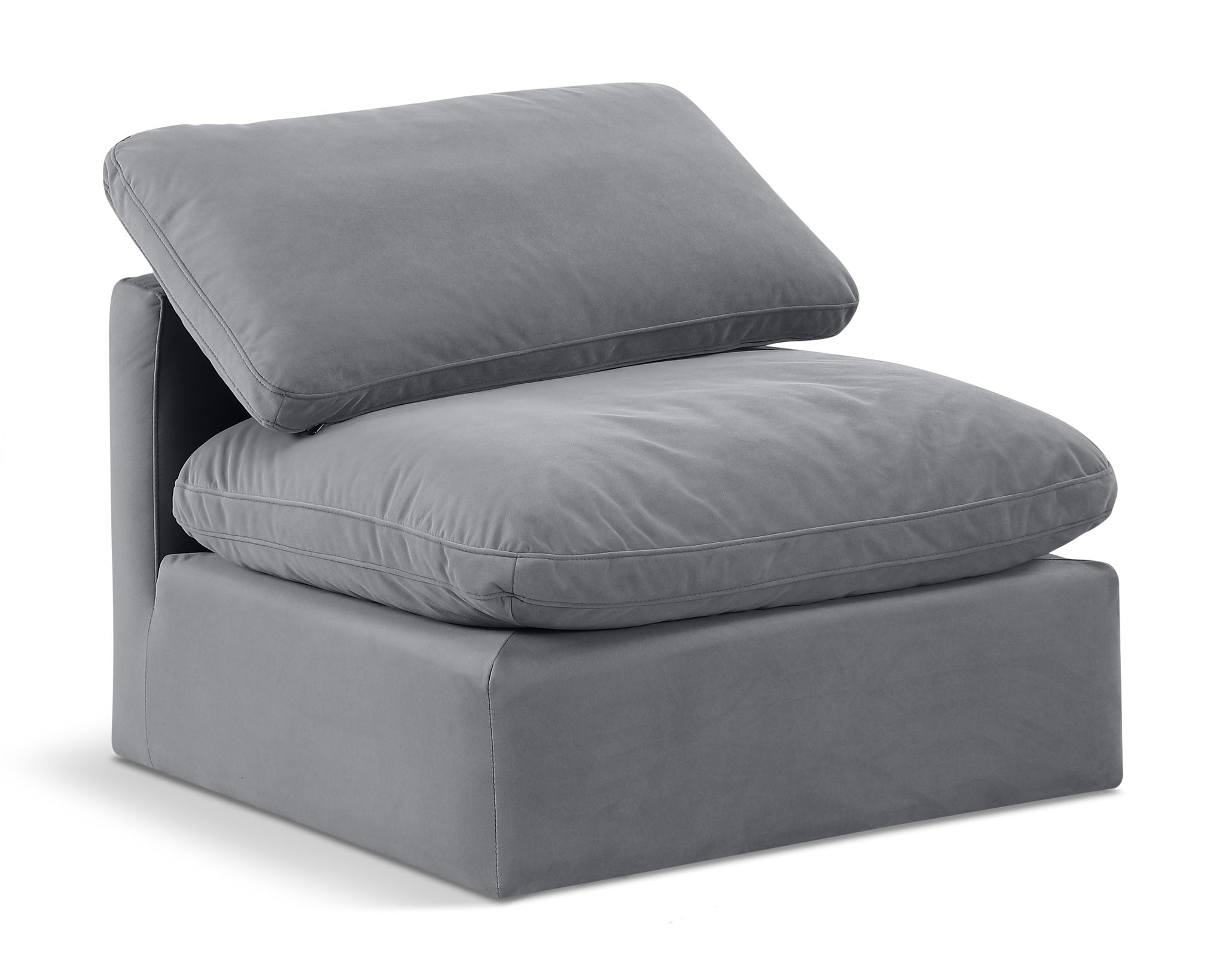 Indulge - Velvet Armless Chair - Urban Living Furniture (Los Angeles, CA)