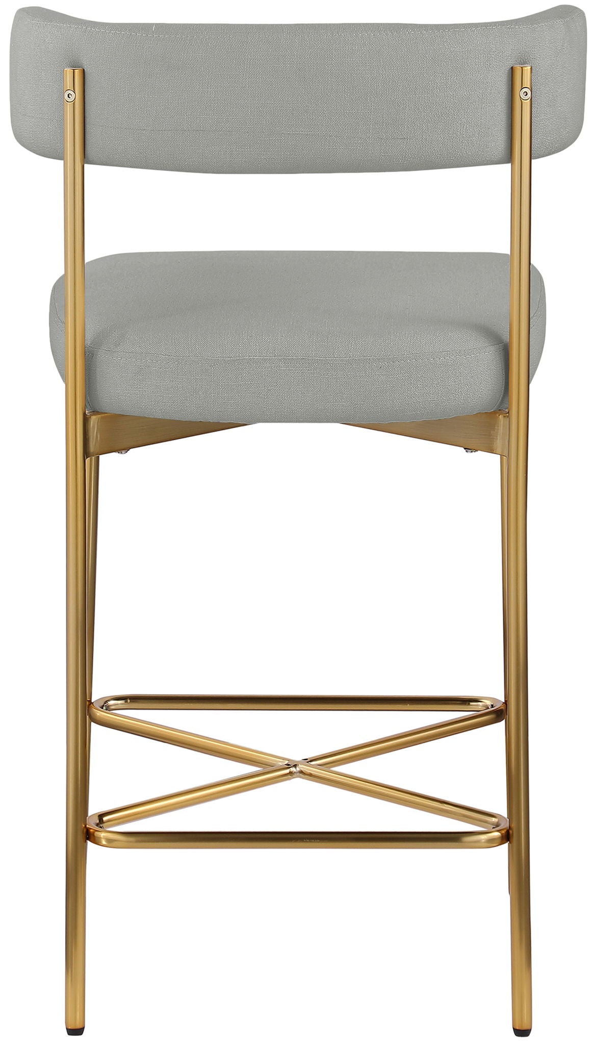 Rivage - Durable Stool With Gold Frame (Set of 2) - Urban Living Furniture (Los Angeles, CA)
