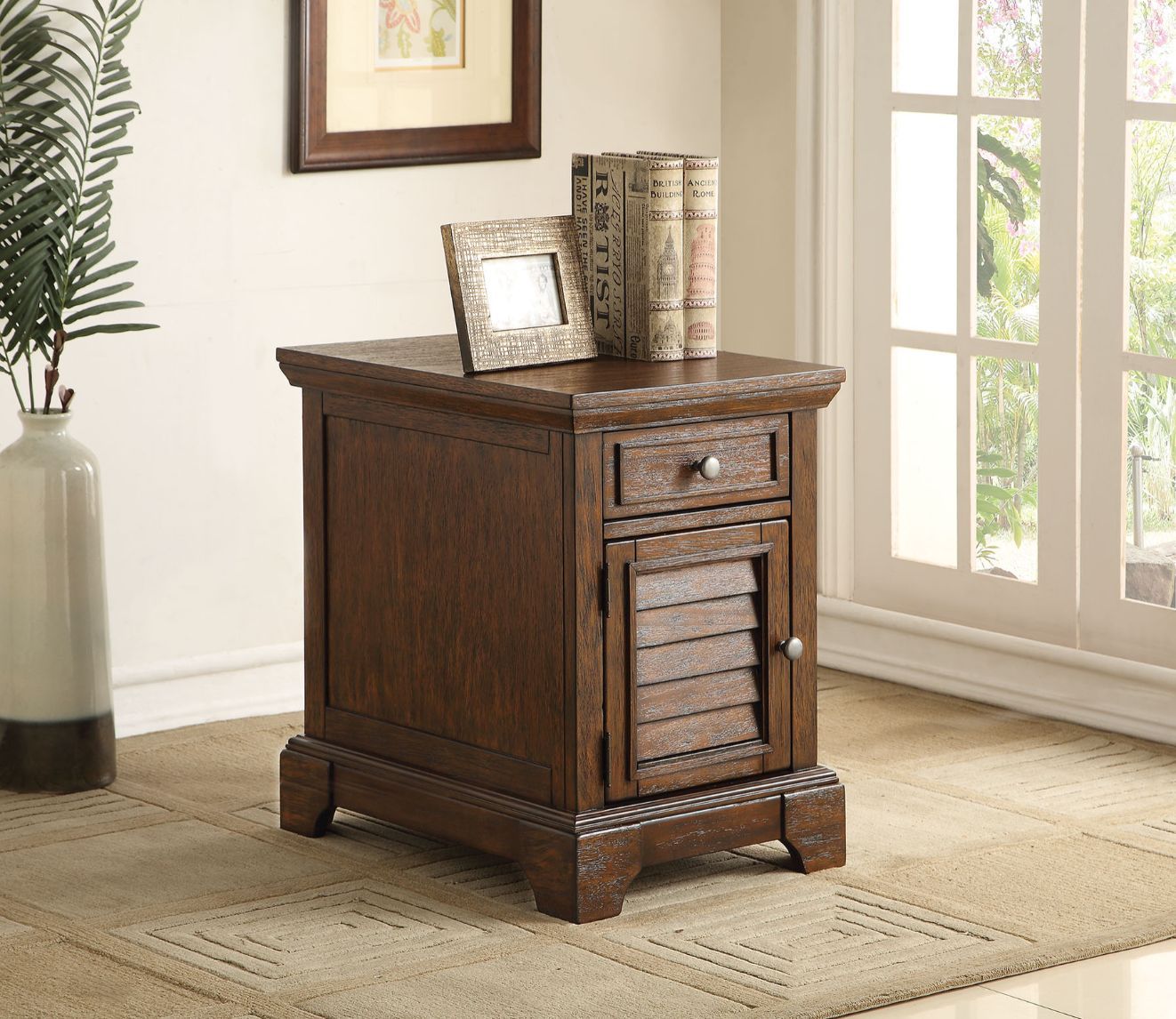 Evrard - Accent Table - Dark Oak - Urban Living Furniture (Los Angeles, CA)