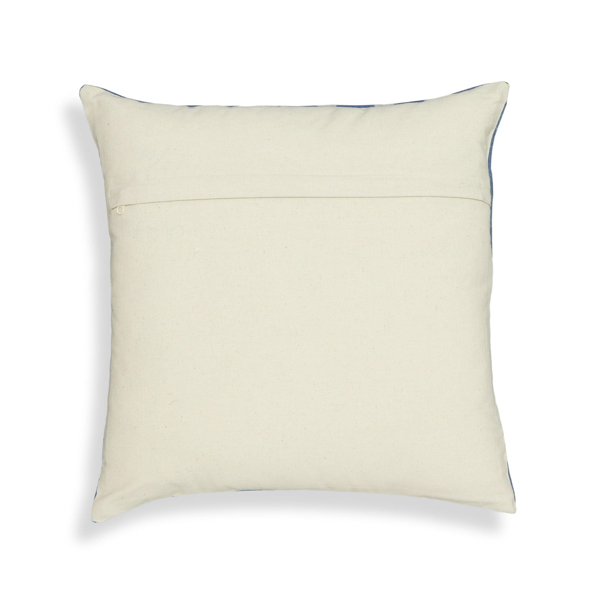 Indigo - 20" Square Accent Pillow Cover - Blue