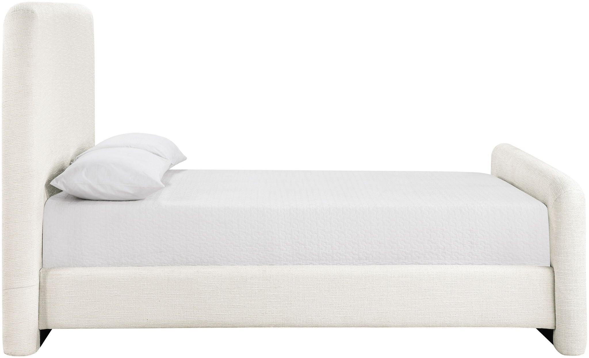 Fira - Linen Textured Fabric Upholstered Bed - Urban Living Furniture (Los Angeles, CA)