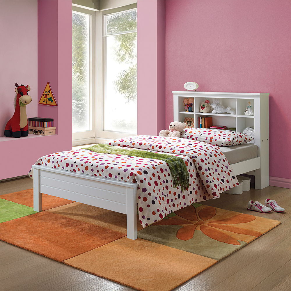 Yara - Twin Bed - White - Urban Living Furniture (Los Angeles, CA)