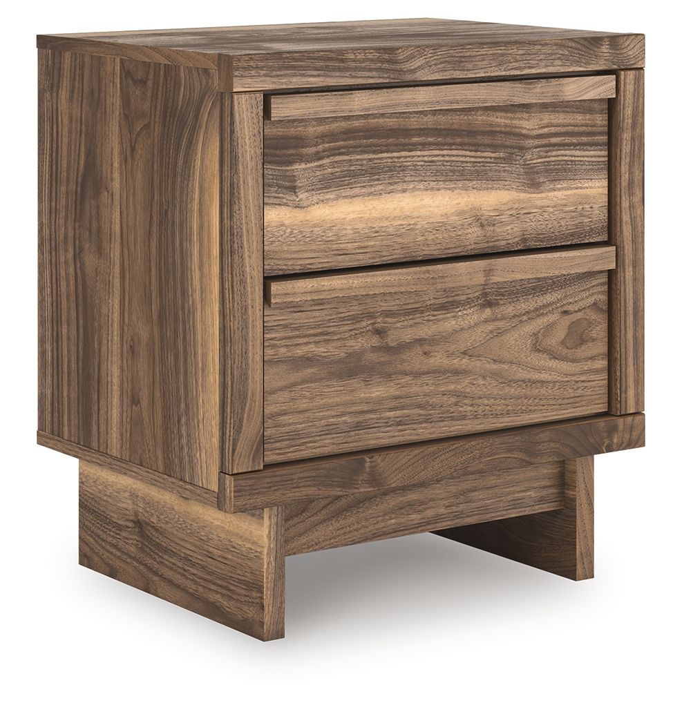 Chirason - Brown - Two Drawer Night Stand - Urban Living Furniture (Los Angeles, CA)