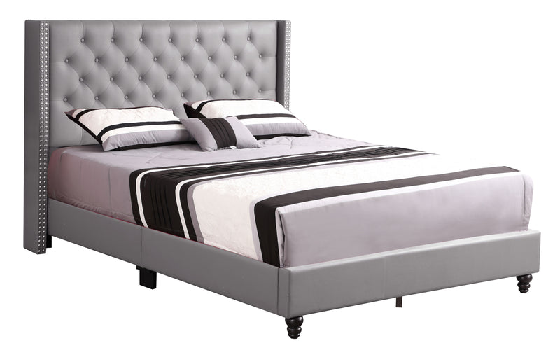 Nailhead Bed Transitional Vibrant - Urban Living Furniture (Los Angeles, CA)