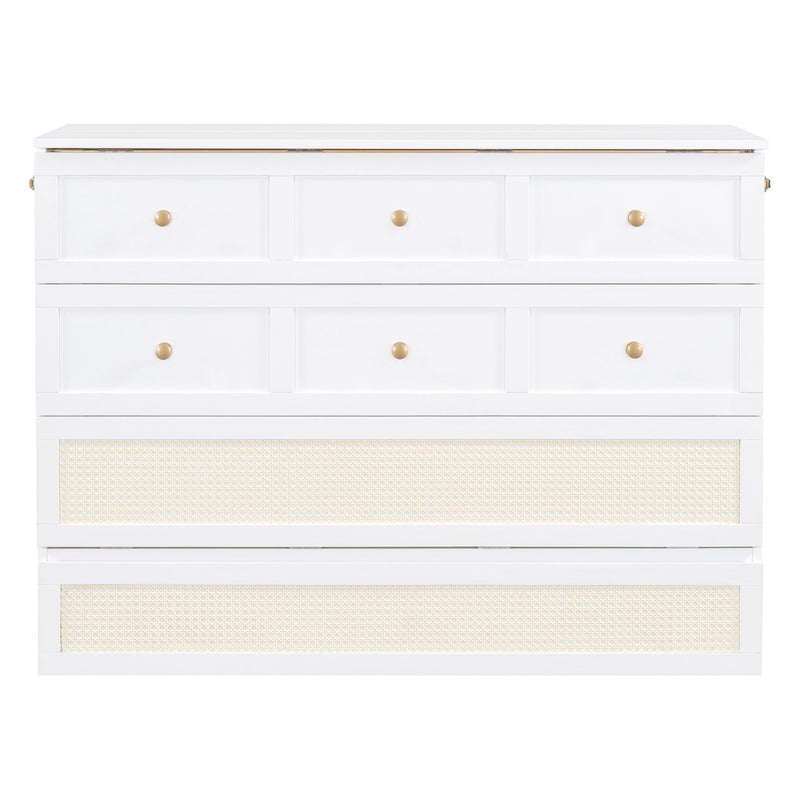 Murphy Bed With Large Drawers, Space Saving Design