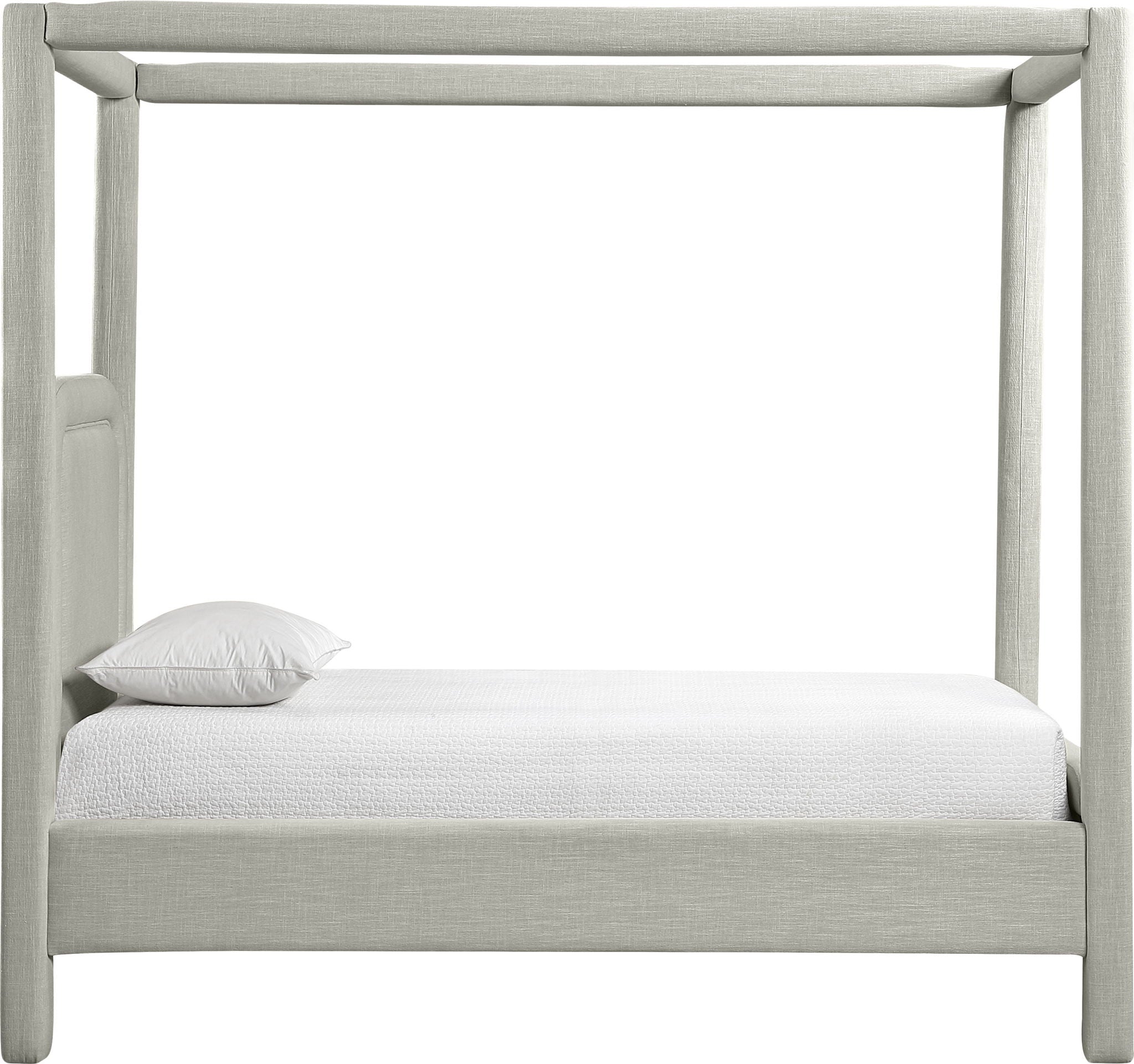 Salina - Linen Textured Fabric Upholstered Bed - Urban Living Furniture (Los Angeles, CA)
