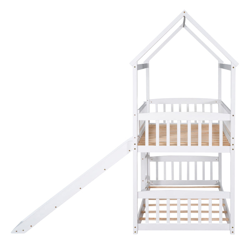 Bunk Bed With Slide, House Bed With Slide