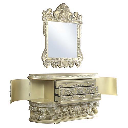 Vatican - Mirror - Champagne Silver Finish - Urban Living Furniture (Los Angeles, CA)