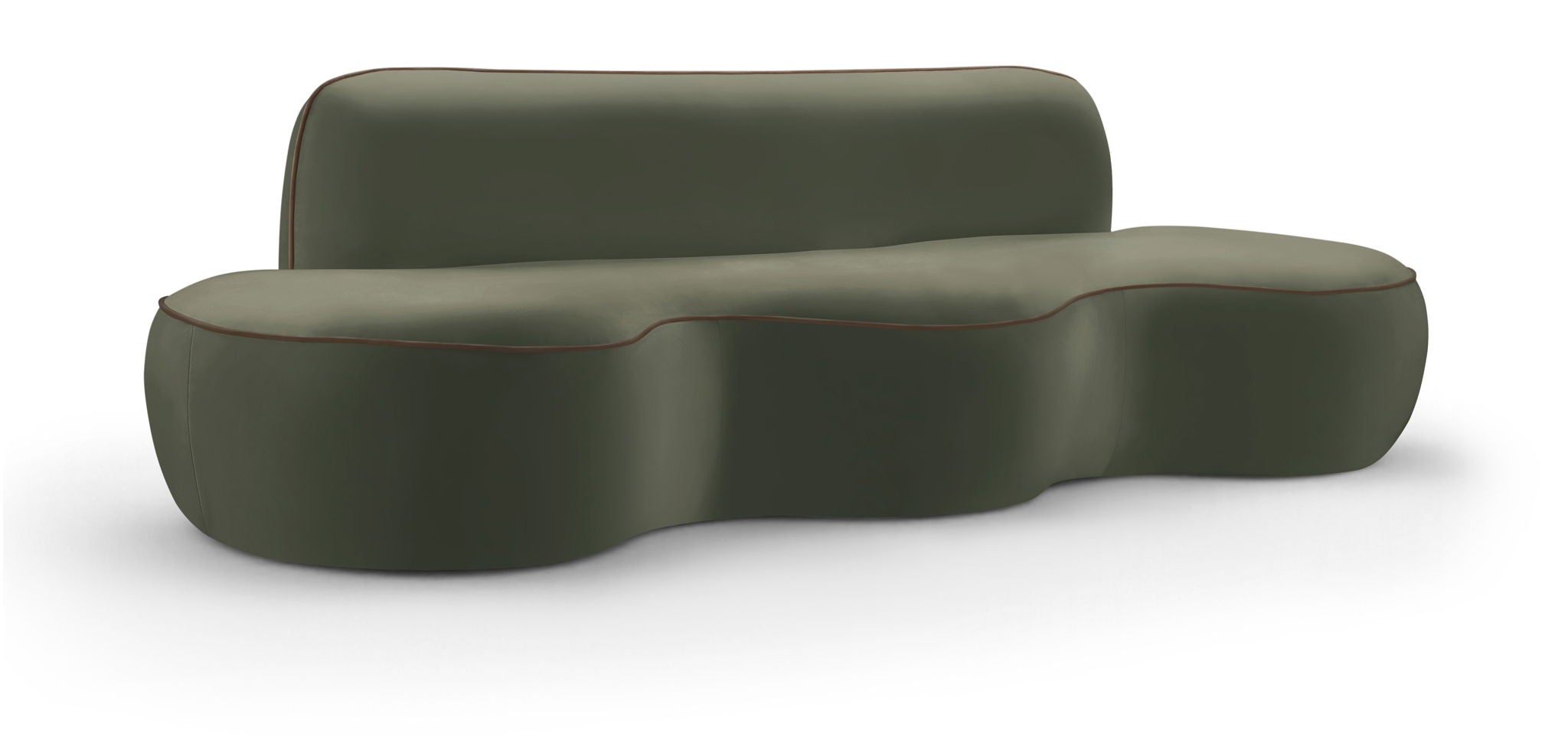Swerve - Velvet 101" Upholstered Sofa - Urban Living Furniture (Los Angeles, CA)