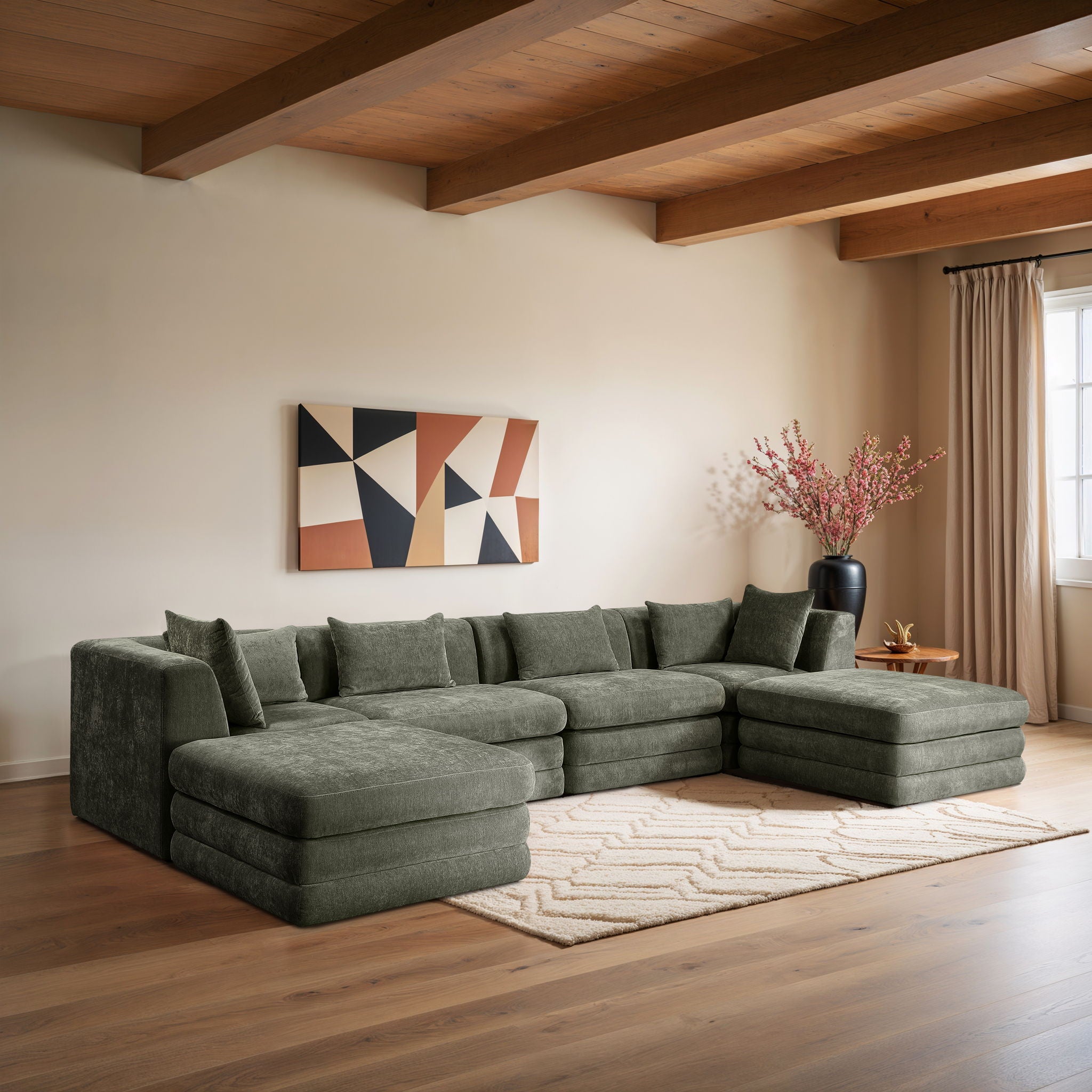 Stellar - 6 Piece Upholstered Modular Sectional - Urban Living Furniture (Los Angeles, CA)