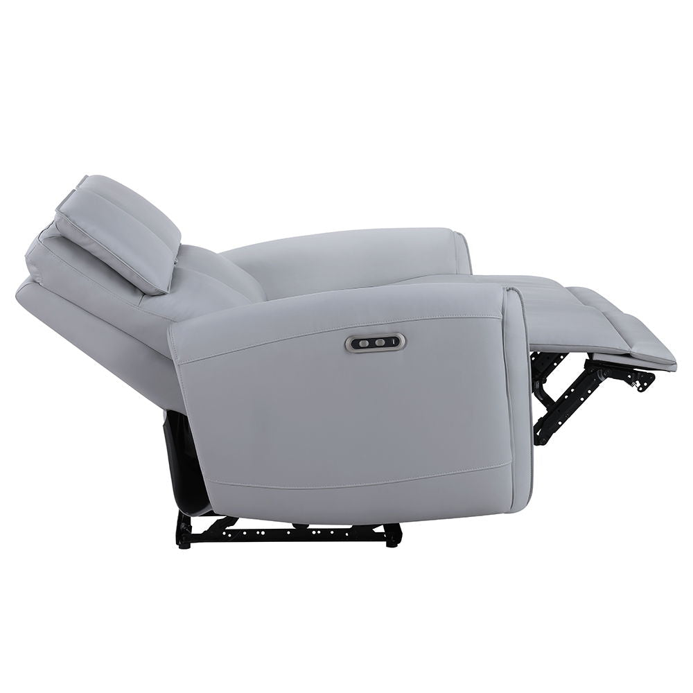 Jeromie - Power Motion Loveseat With USB Port - Gray Synthetic Leather - Urban Living Furniture (Los Angeles, CA)