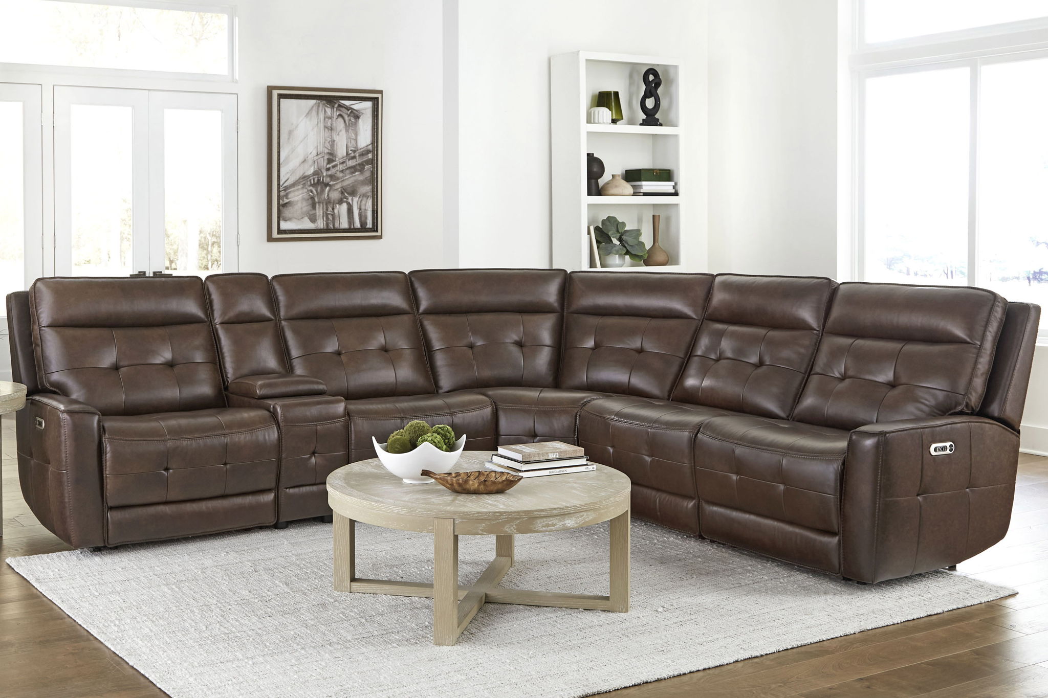 Canterbury - Zero Gravity Modular Power Reclining Sectional - Urban Living Furniture (Los Angeles, CA)