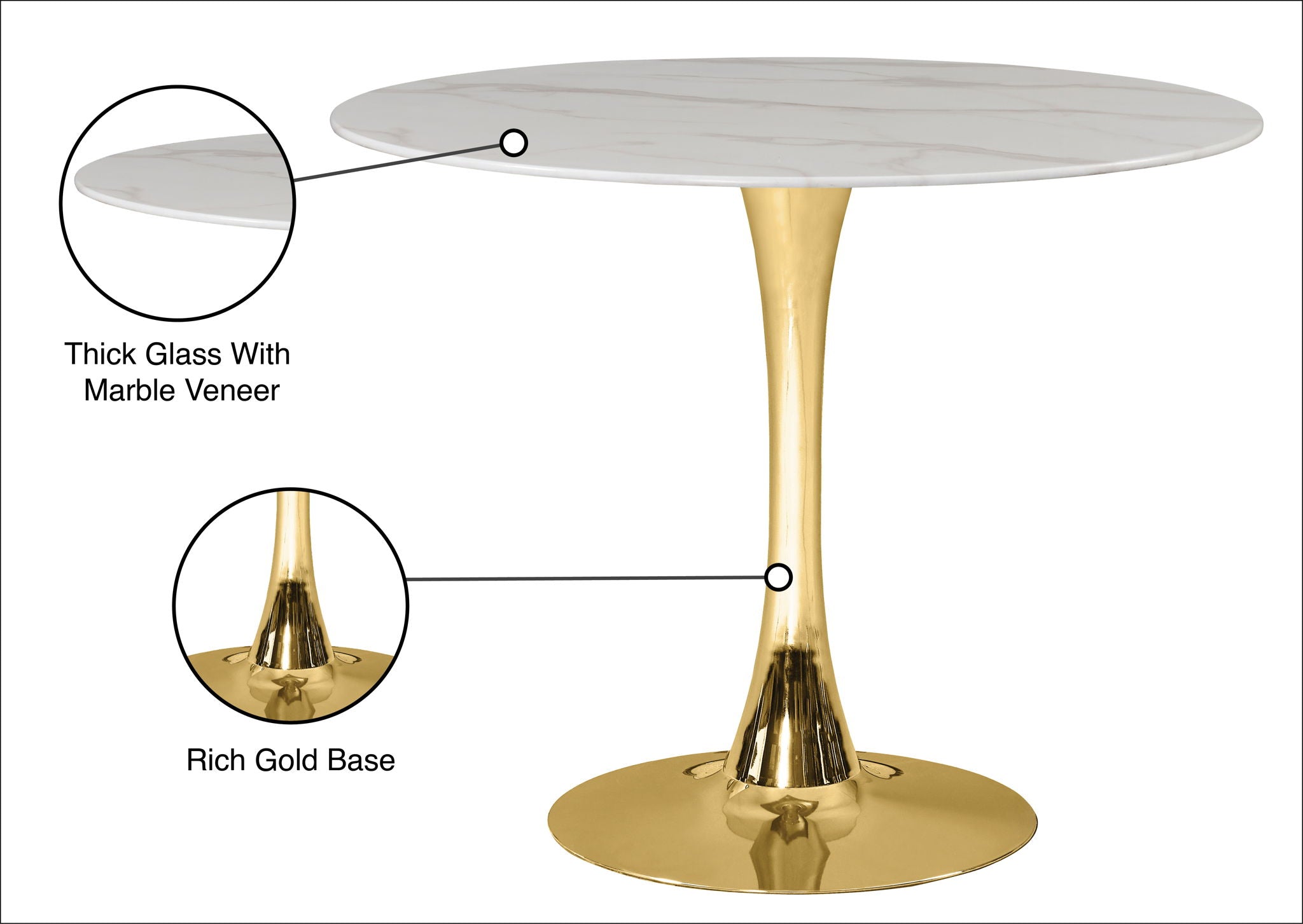 Tulip - Dining Table - Urban Living Furniture (Los Angeles, CA)