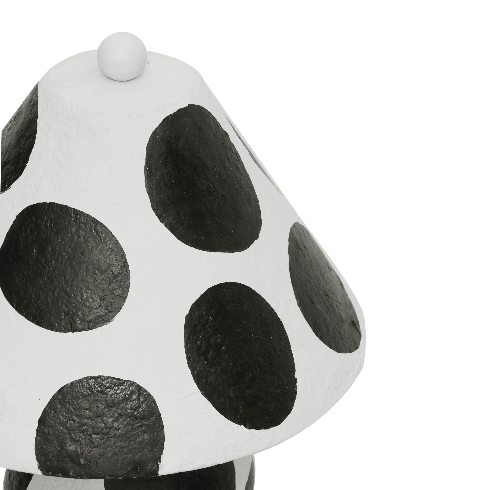 Lerici - Papier Mache Table Lamp - Black And White - Urban Living Furniture (Los Angeles, CA)