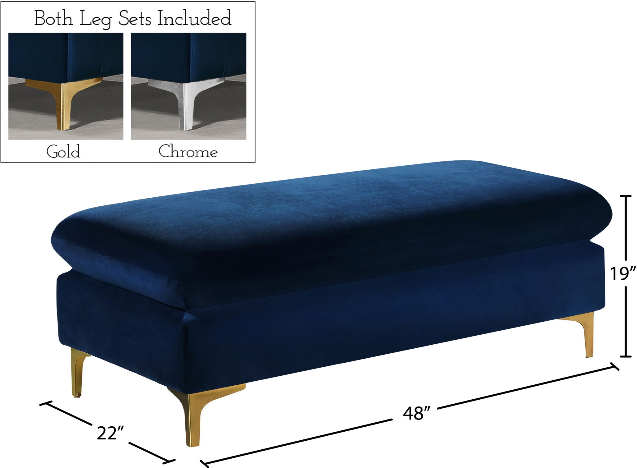 Naomi - Ottoman - Urban Living Furniture (Los Angeles, CA)
