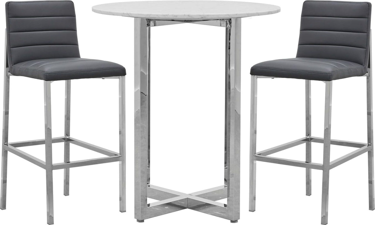 Amalfi - Metal Back Bar Stool (Set of 2)