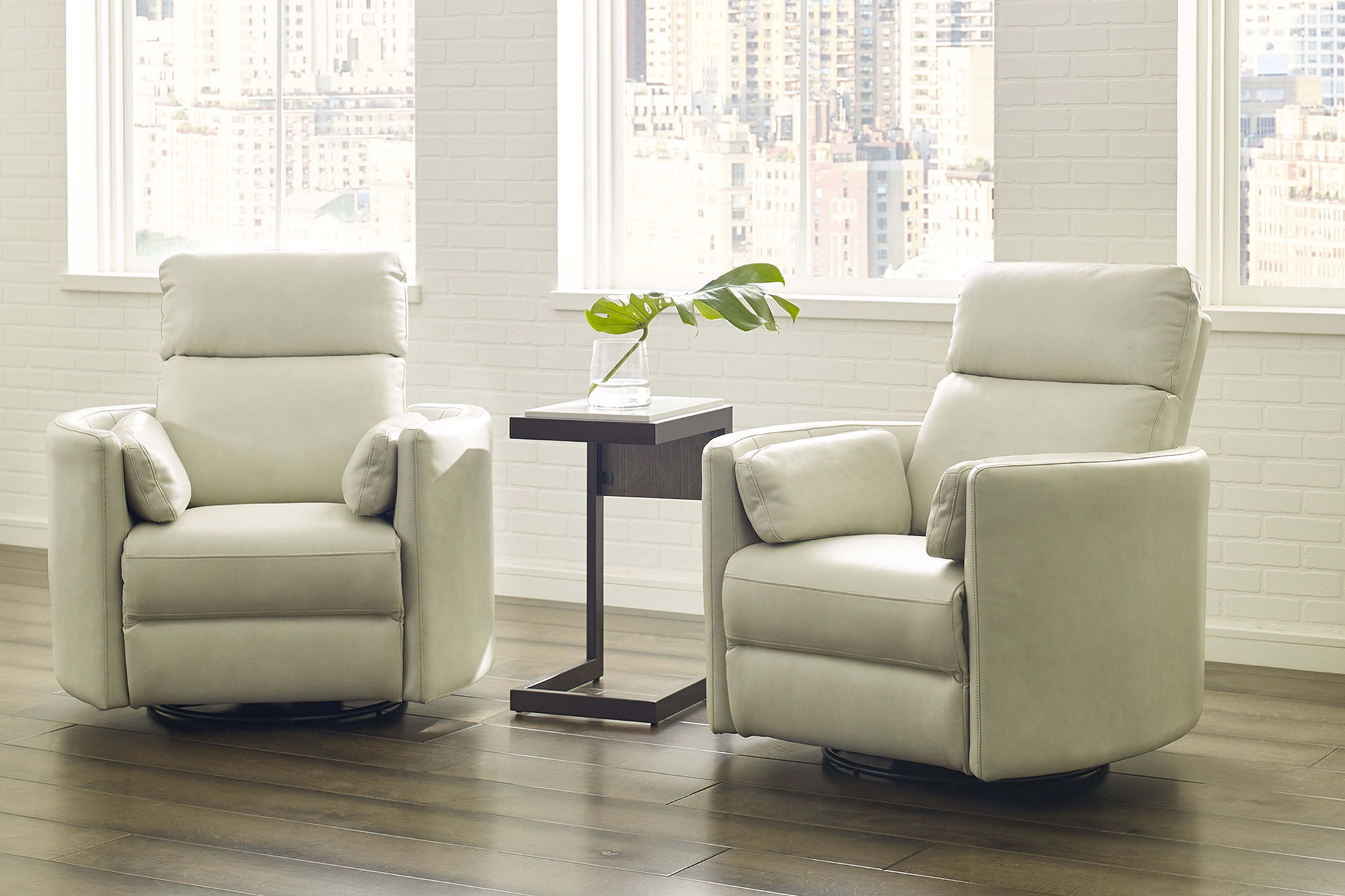 Radius - Cordless Power Swivel Glider Recliner (Set of 2) - Urban Living Furniture (Los Angeles, CA)