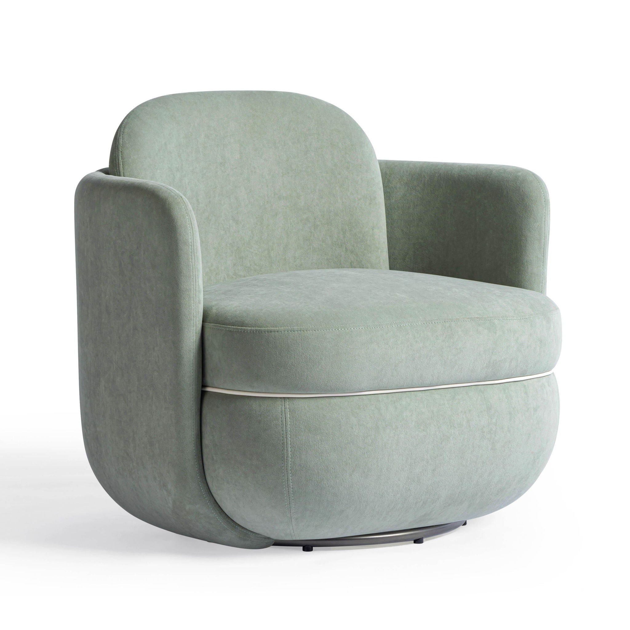Wolfie - Velvet Swivel Chair - Urban Living Furniture (Los Angeles, CA)