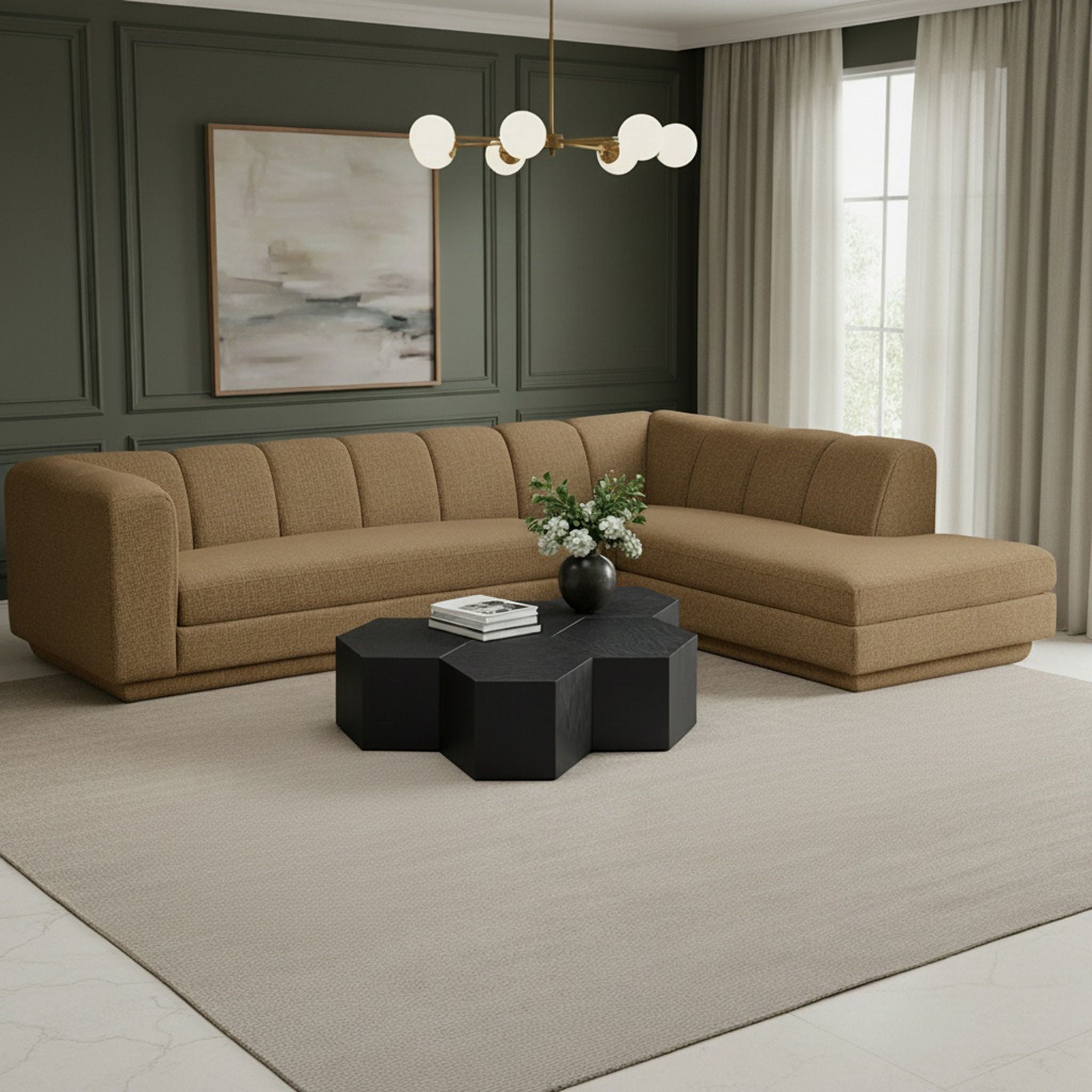 Modari - Sectional - Brown - Urban Living Furniture (Los Angeles, CA)