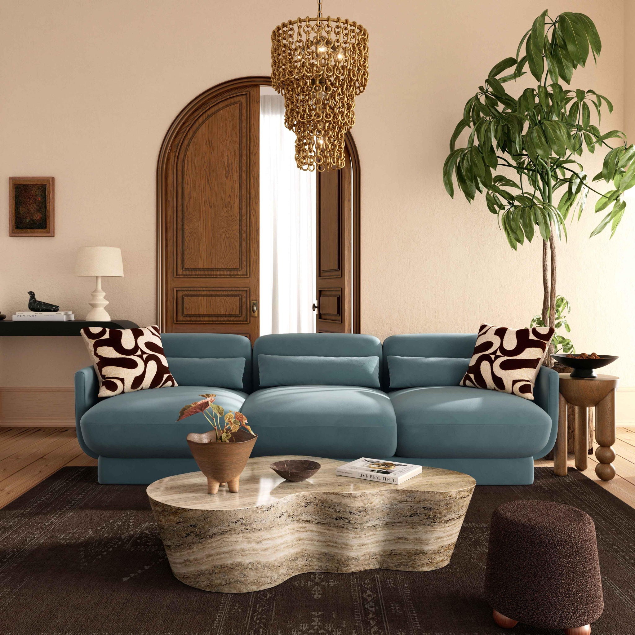 Azalea - Velvet Sofa - Urban Living Furniture (Los Angeles, CA)
