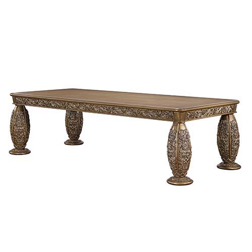 Constantine - Dining Table - Brown & Gold - Urban Living Furniture (Los Angeles, CA)