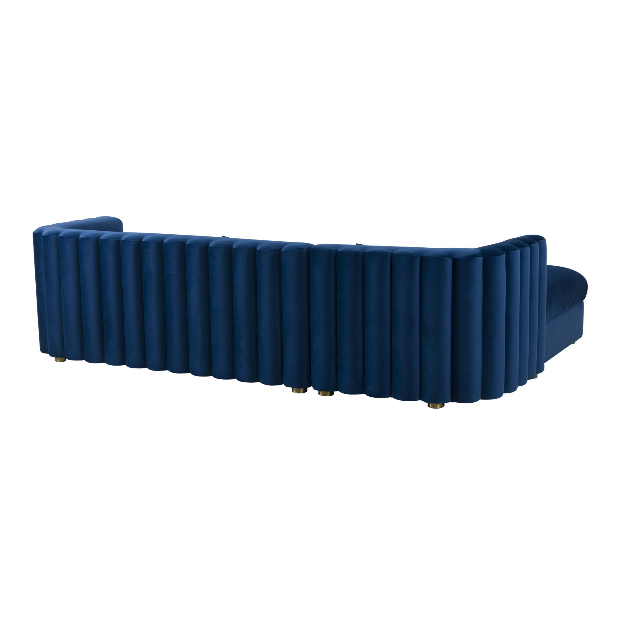 Callie - Velvet Sectional - LAF - Urban Living Furniture (Los Angeles, CA)