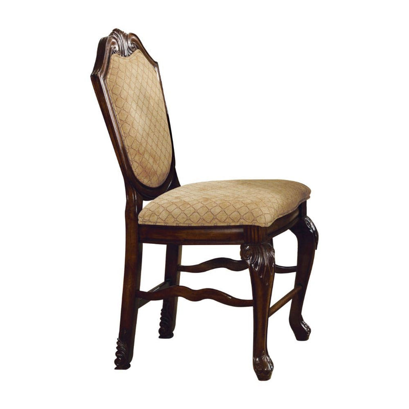 Chateau De Ville - Counter Height Chair (Set of 2) - Fabric & Espresso - Urban Living Furniture (Los Angeles, CA)