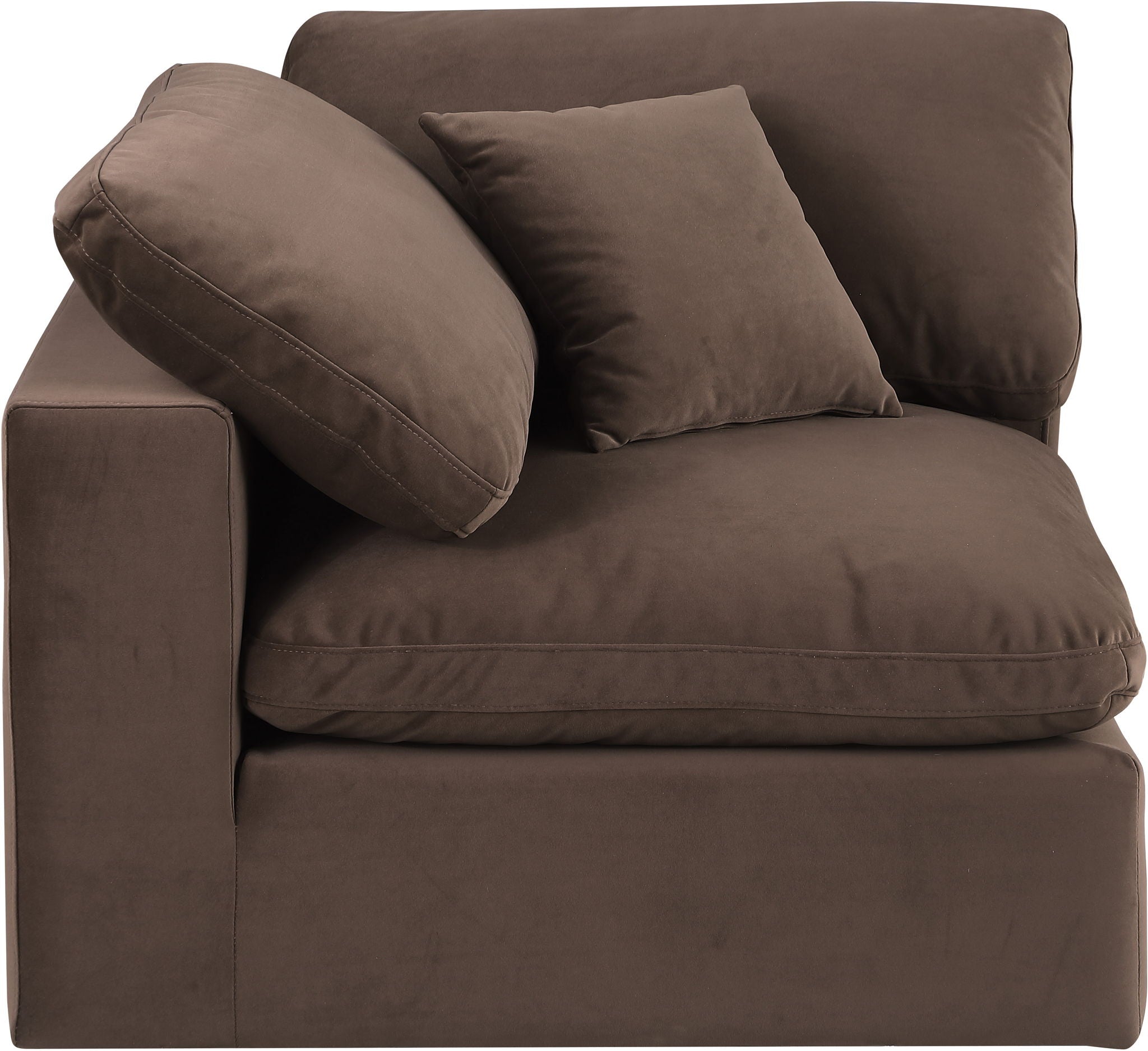 Comfy - Velvet Corner Chair - Urban Living Furniture (Los Angeles, CA)