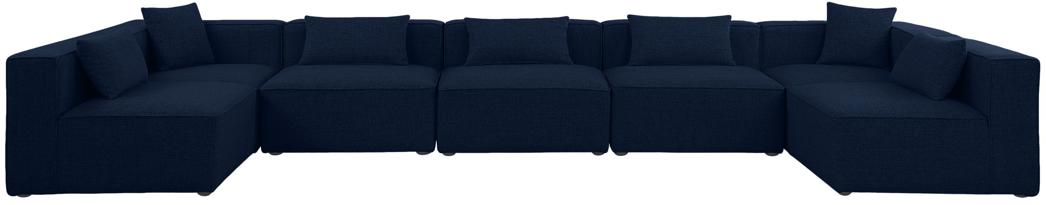 Cube - Linen 7 Piece Modular U-Shaped Sectional - Urban Living Furniture (Los Angeles, CA)