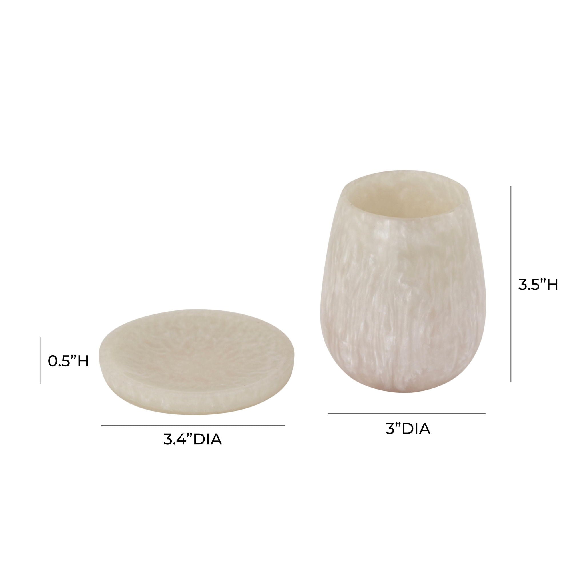 Rounded - Swirl Resin Kiddush Cup - Urban Living Furniture (Los Angeles, CA)