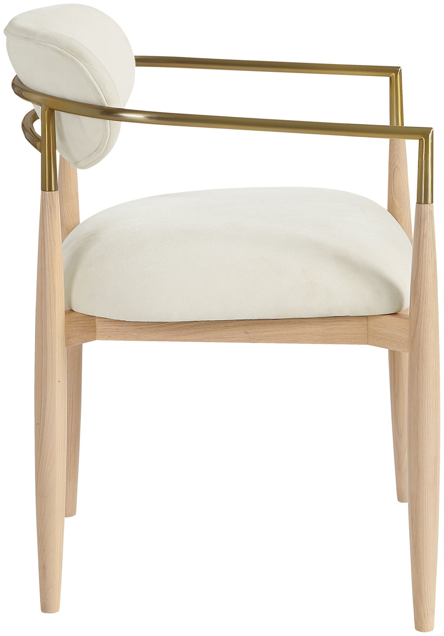 Riccio - Fabric Dining Arm Chair (Set of 2) - Natural Frame - Urban Living Furniture (Los Angeles, CA)