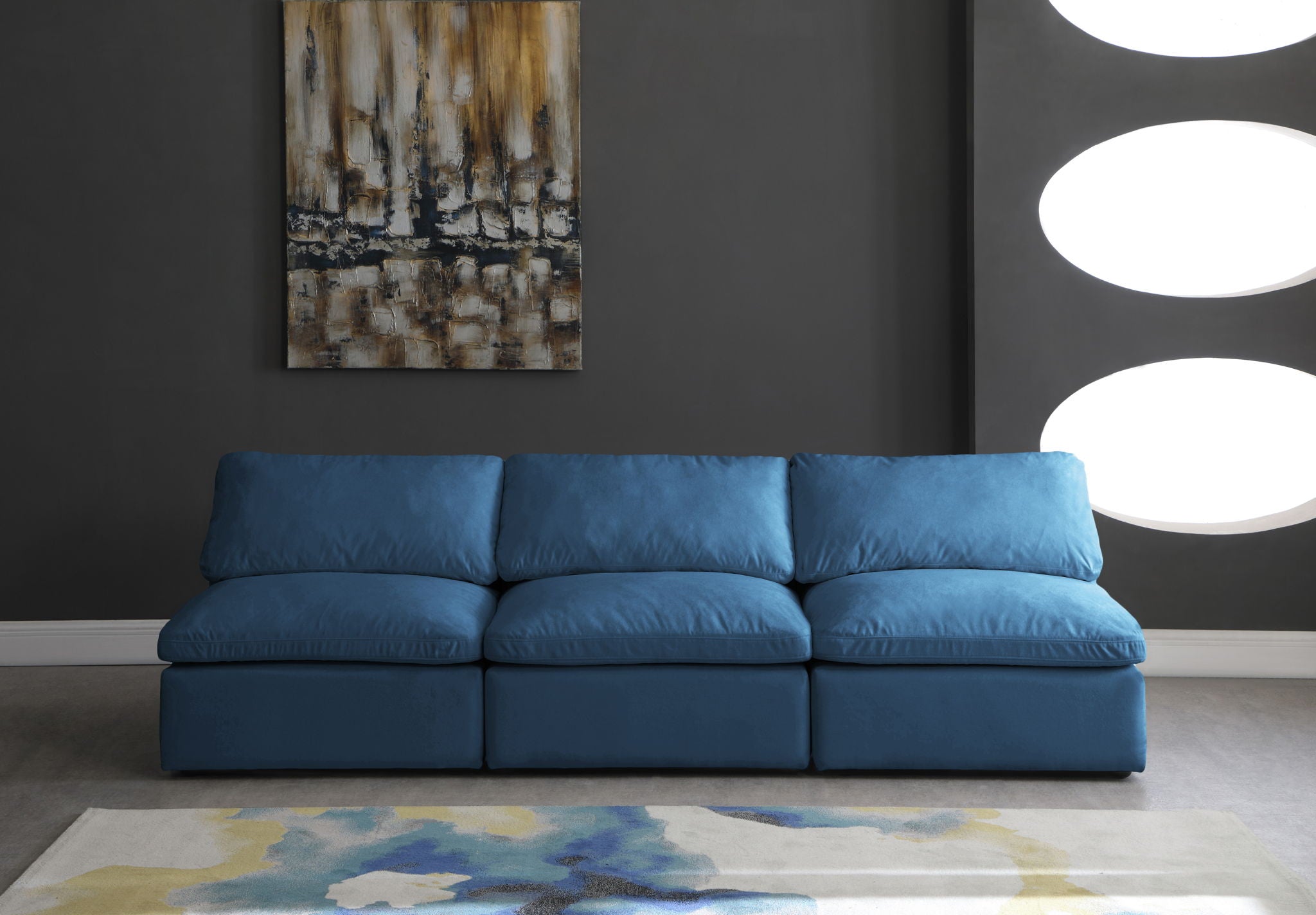 Plush - Modular Armless 3 Seat Sofa - Urban Living Furniture (Los Angeles, CA)