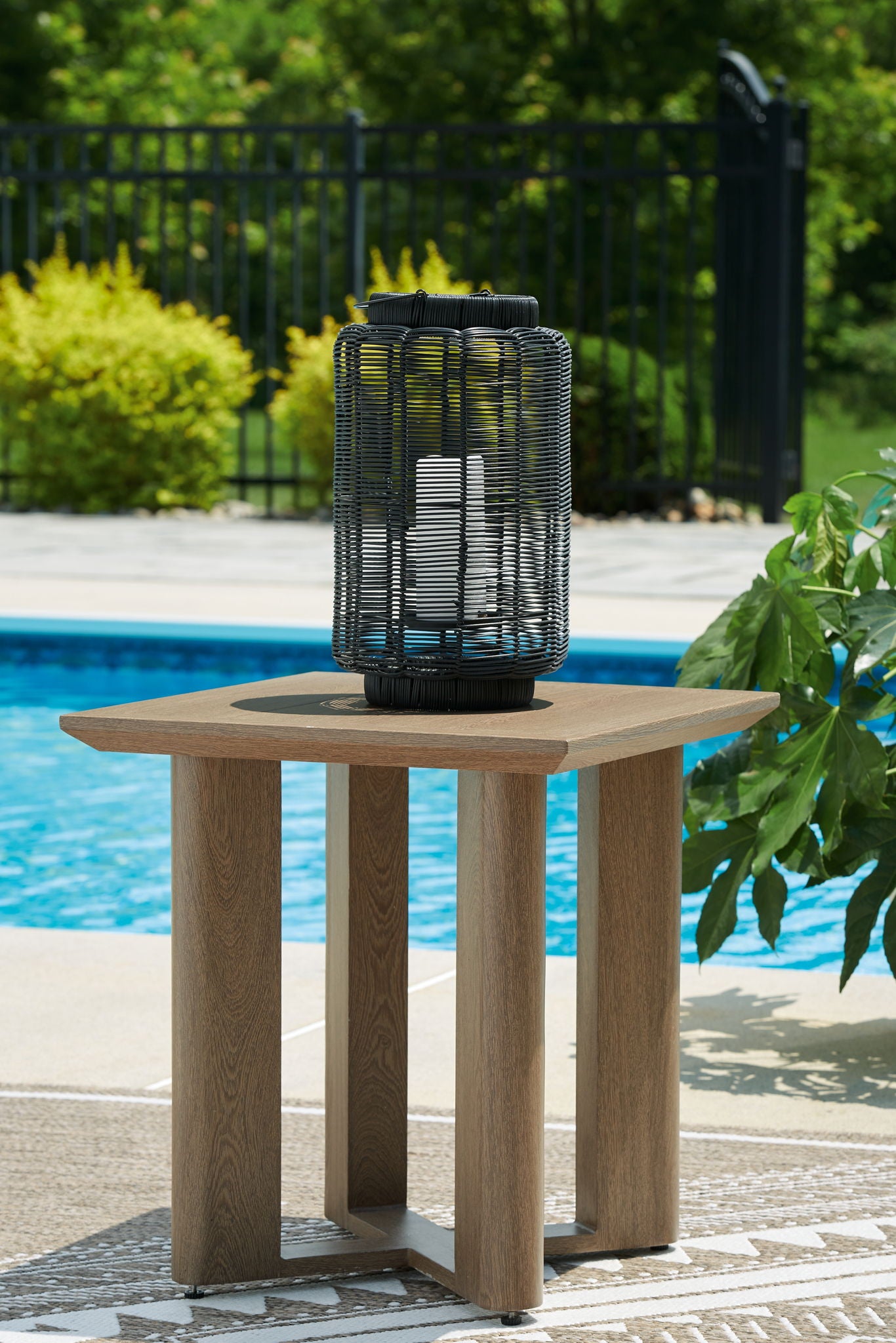 Serene Bay - Dark Brown - Square End Table - Urban Living Furniture (Los Angeles, CA)