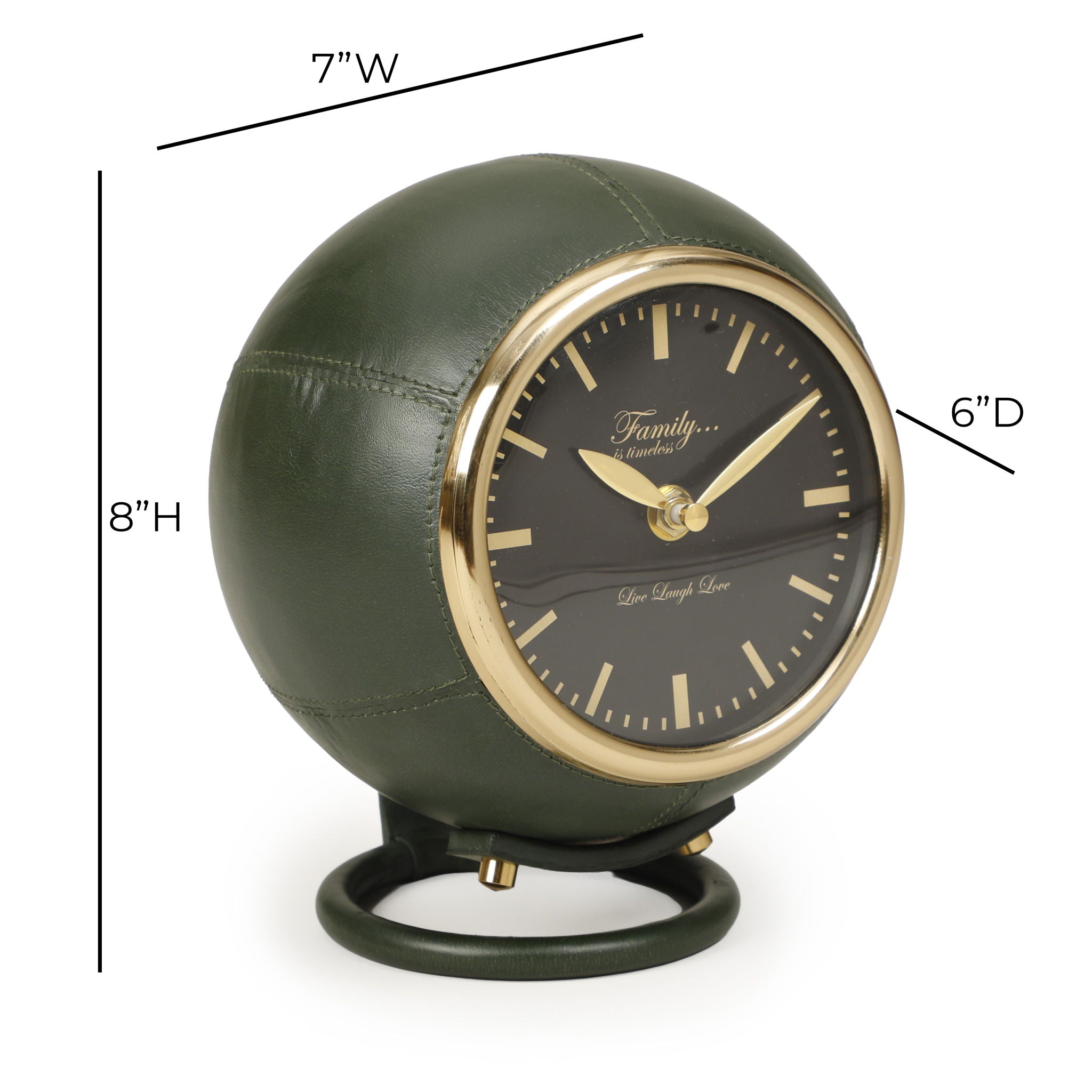 Draper - Designer Standing Accent Clock - Dark Green - Urban Living Furniture (Los Angeles, CA)