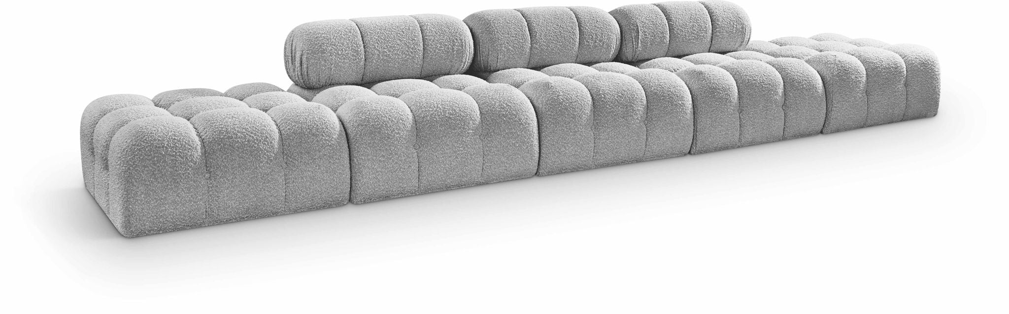 Ames - 5 Piece Boucle Upholstered Modular Sofa With 2 Armless Seats - Urban Living Furniture (Los Angeles, CA)