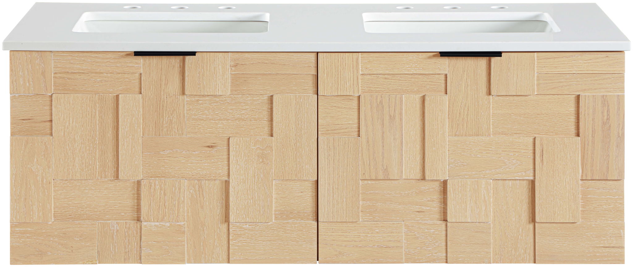 Leonardo - Engineered Stone And Solid Wood 24" Wall Mounted Bathroom Vanity - Urban Living Furniture (Los Angeles, CA)
