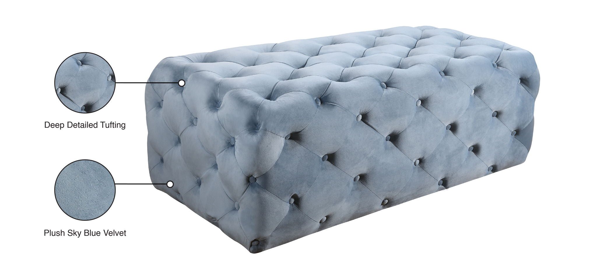 Casey - Bench Ottoman - Urban Living Furniture (Los Angeles, CA)