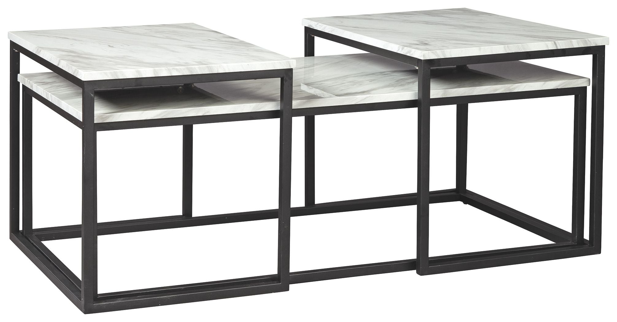 Donnesta - Gray / Black - Occasional Table Set (Set of 3) - Urban Living Furniture (Los Angeles, CA)