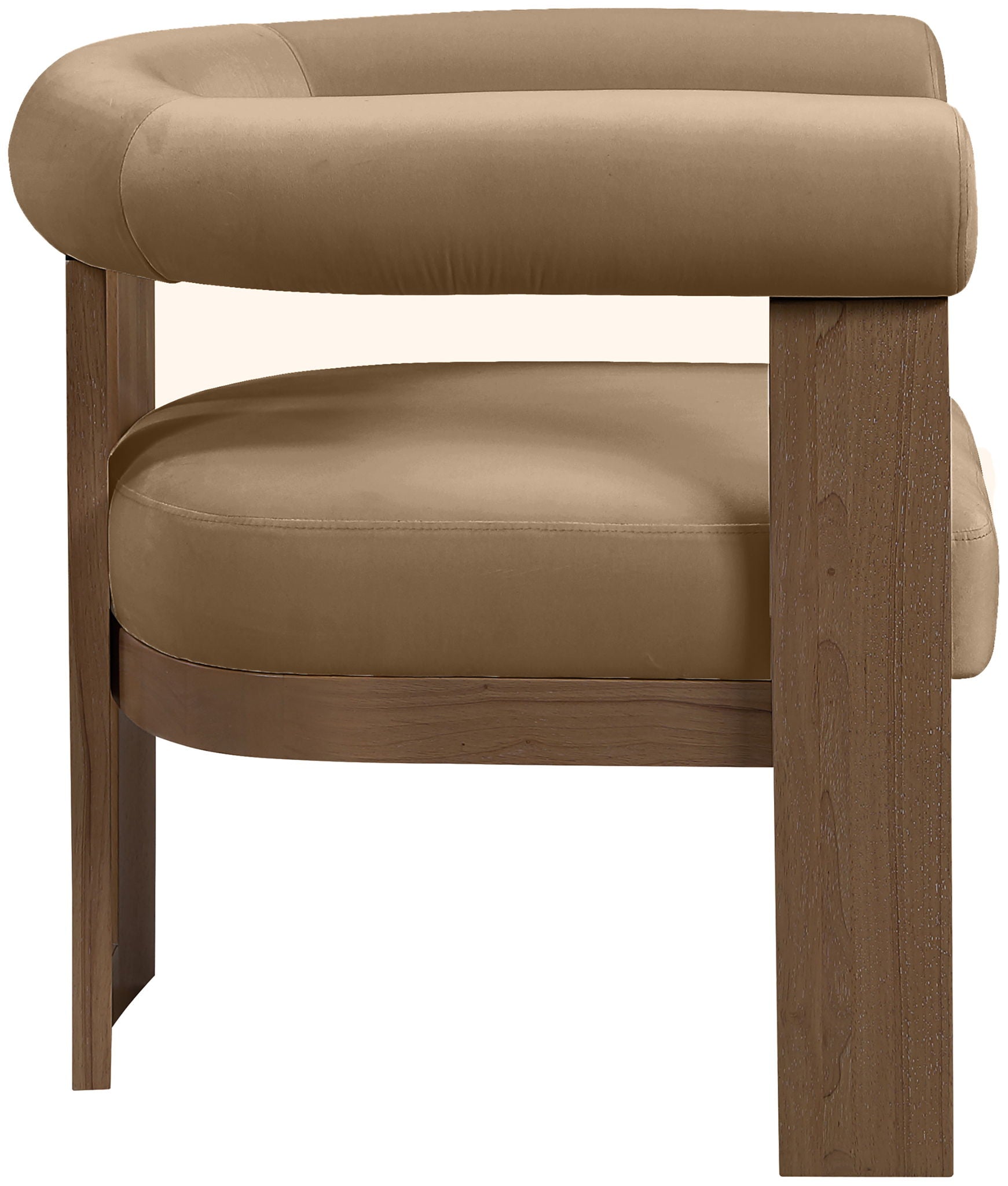 Arienzo - Performance Fabric Upholstered Accent Chair - Walnut Base - Urban Living Furniture (Los Angeles, CA)