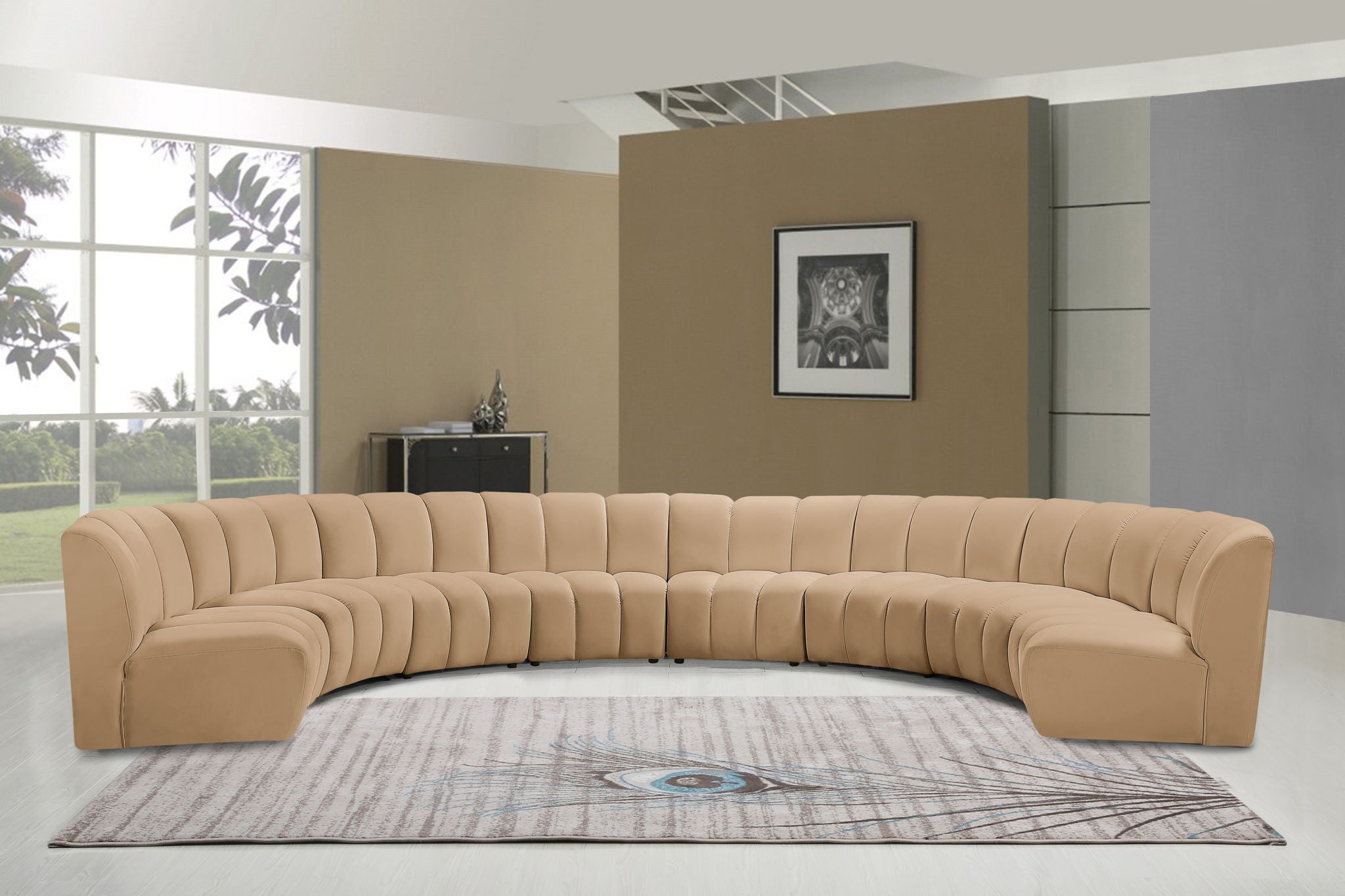 Infinity - 8 Piece Modular Sectional - Camel - Urban Living Furniture (Los Angeles, CA)