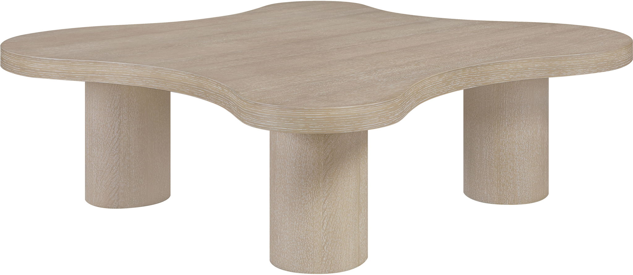 Cove - 48" Oak Veneer And Solid Wood Coffee Table - Urban Living Furniture (Los Angeles, CA)