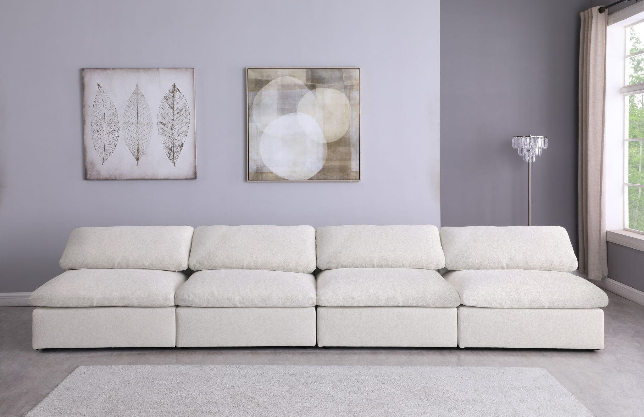 Serene - Modular Armless 4 Seat Sofa - Urban Living Furniture (Los Angeles, CA)