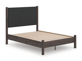 Pamytta - Brown - Full Upholstered Panel Headboard