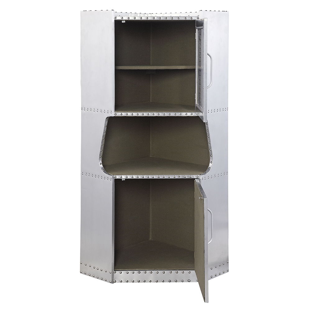 Brancaster - 57" Cabinet - Aluminum - Urban Living Furniture (Los Angeles, CA)
