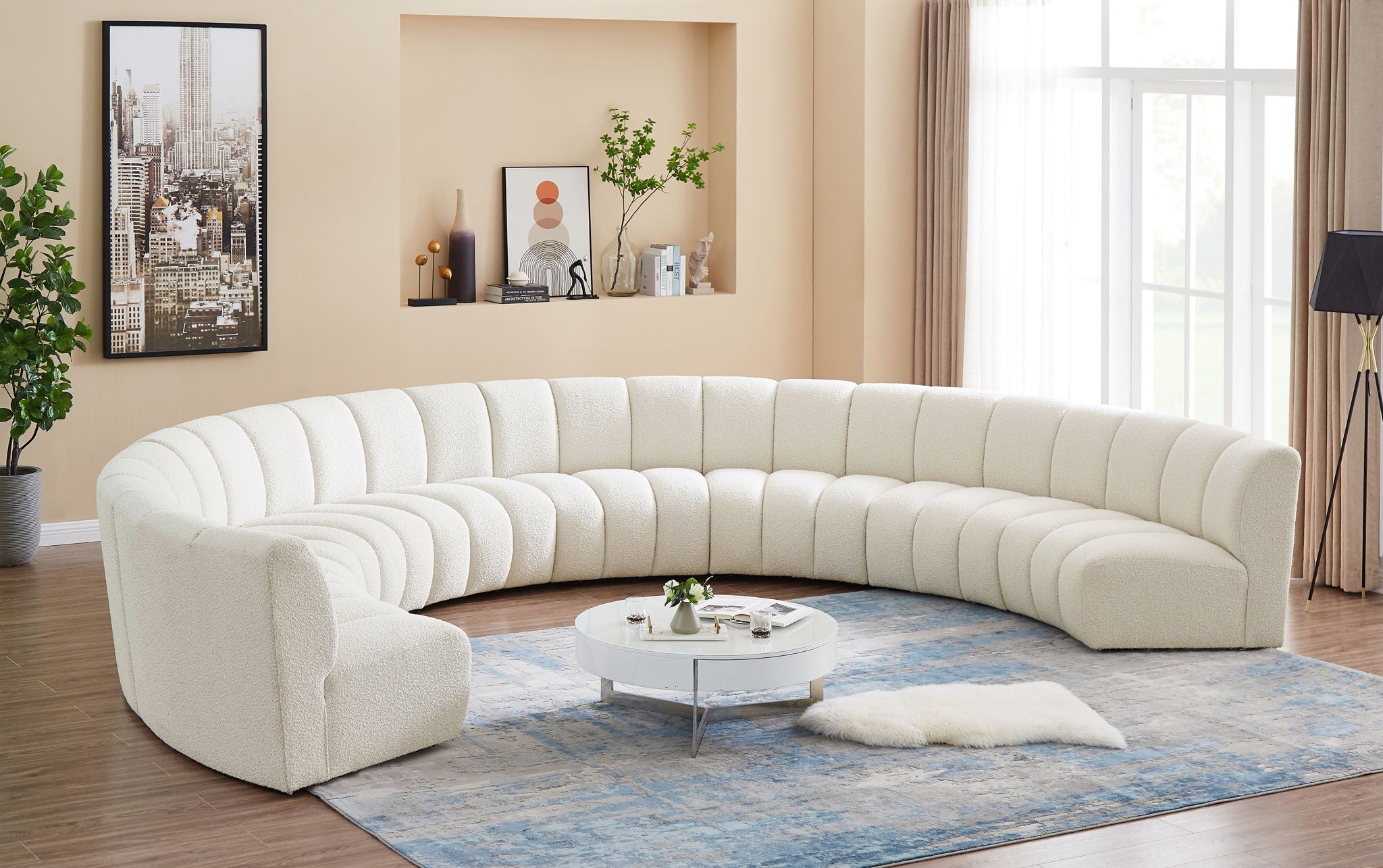 Infinity - 8 Piece Boucle Modular Sectional
